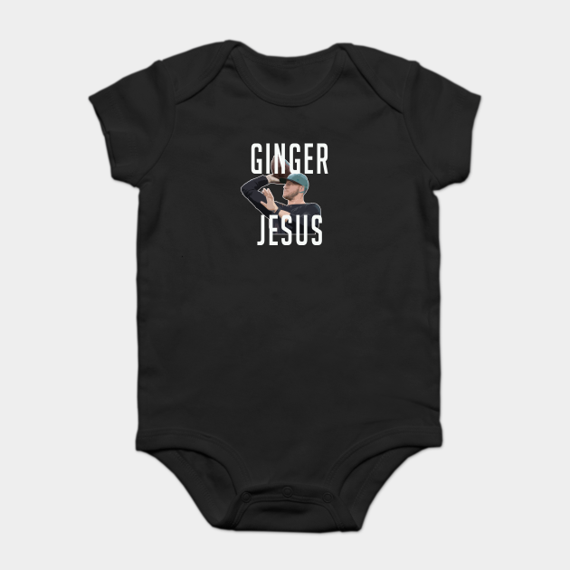 Ginger Jesus Carson Wentz Onesie TeePublic